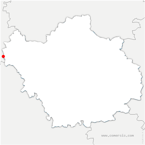 carte de localisation de Gumery