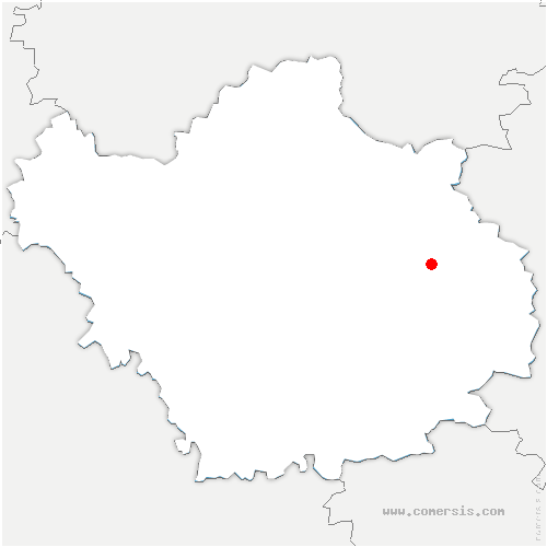 carte de localisation de Juvanzé