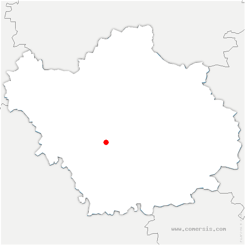 carte de localisation de Laines-aux-Bois