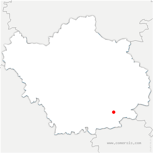 carte de localisation de Landreville
