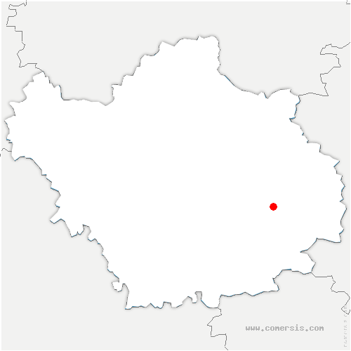 carte de localisation de Lisse-en-Champagne