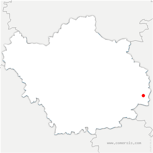 carte de localisation de Longchamp-sur-Aujon
