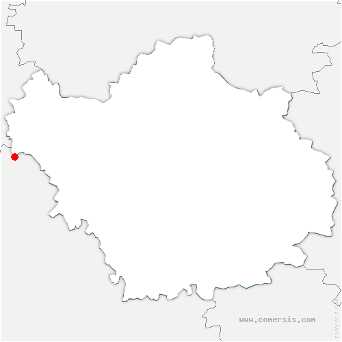 carte de localisation de la Louptière-Thénard