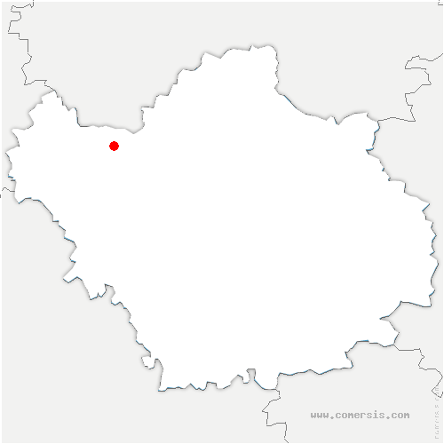 carte de localisation de Maizières-la-Grande-Paroisse