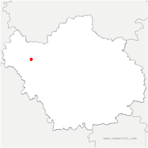carte de localisation de Marigny-le-Châtel