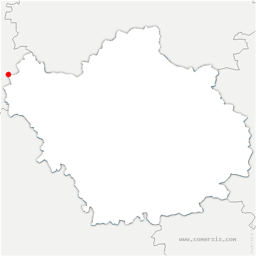 carte de localisation du Mériot