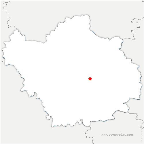 carte de localisation de Mesnil-Saint-Père