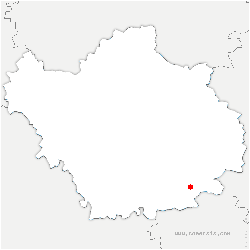 carte de localisation de Moncetz-l'Abbaye