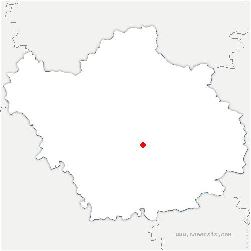 carte de localisation de Montaulin