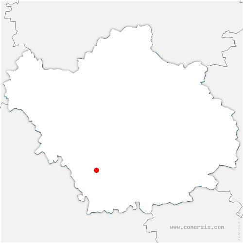 carte de localisation de Montigny-les-Monts