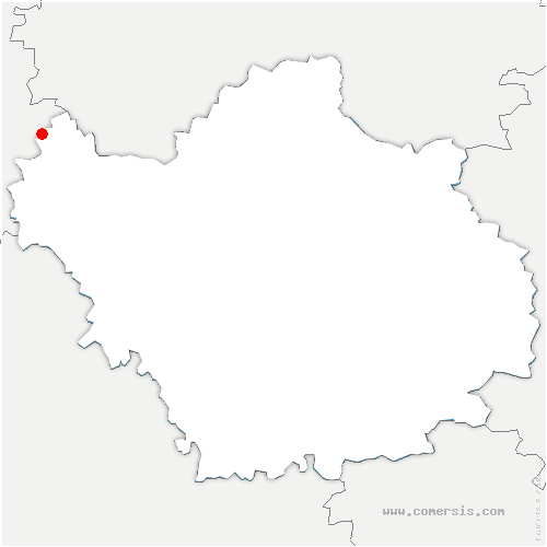 carte de localisation de Montpothier