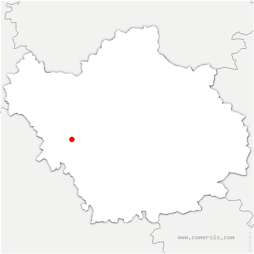 carte de localisation de Neuville-sur-Vanne