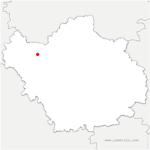 carte de localisation d'Origny-le-Sec