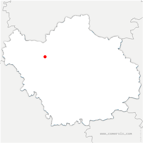 carte de localisation d'Orvilliers-Saint-Julien