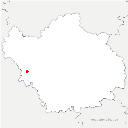carte de localisation de Paisy-Cosdon