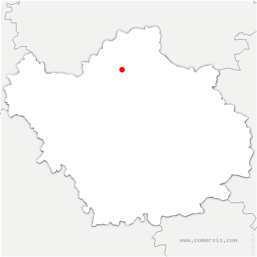 carte de localisation de Pouan-les-Vallées