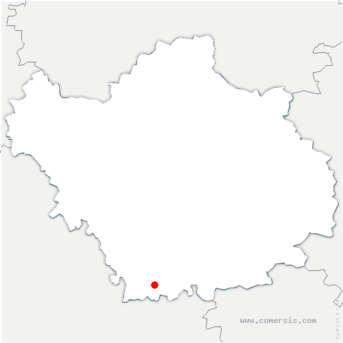 carte de localisation de Prusy