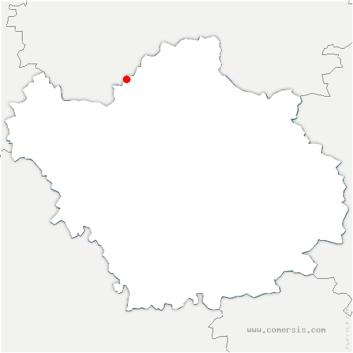carte de localisation de Rachecourt-Suzémont
