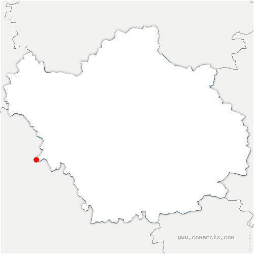 carte de localisation de Rigny-le-Ferron