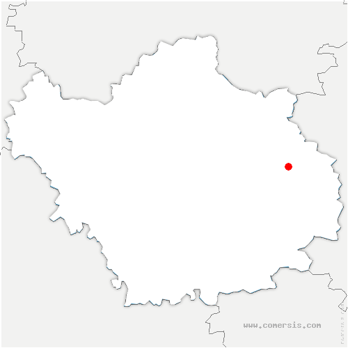 carte de localisation de la Rothière