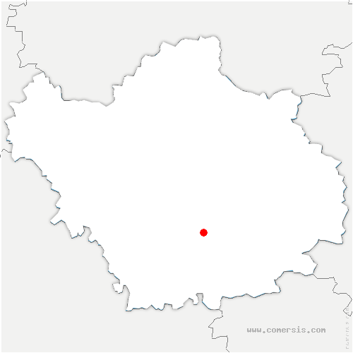 carte de localisation de Rumilly-lès-Vaudes