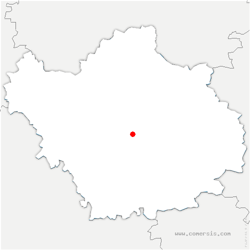 carte de localisation de Ruvigny