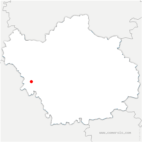 carte de localisation de Saint-Benoist-sur-Vanne