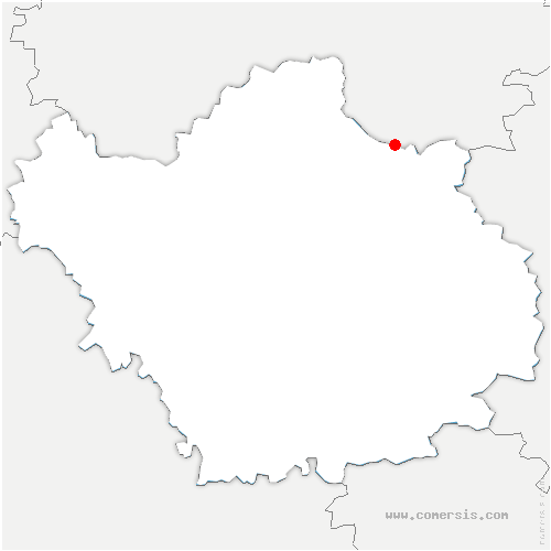 carte de localisation de Saint-Léger-sous-Margerie