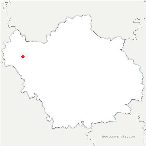 carte de localisation de Saint-Loup-de-Buffigny