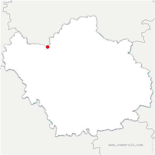 carte de localisation de Saint-Oulph
