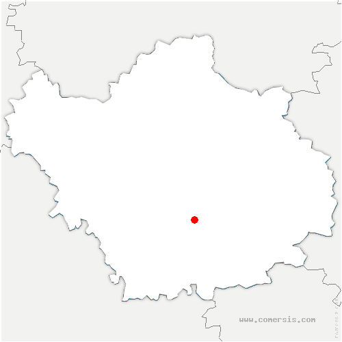 carte de localisation de Saint-Parres-lès-Vaudes
