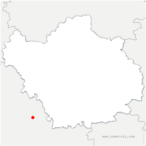 carte de localisation de Saint-Quentin-le-Verger