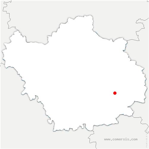 carte de localisation de Saint-Quentin-les-Marais