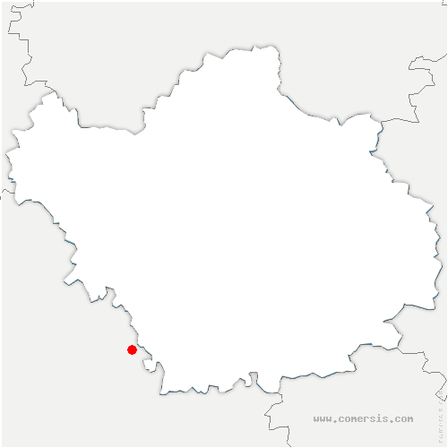 carte de localisation de Saint-Saturnin