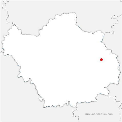 carte de localisation de Trannes