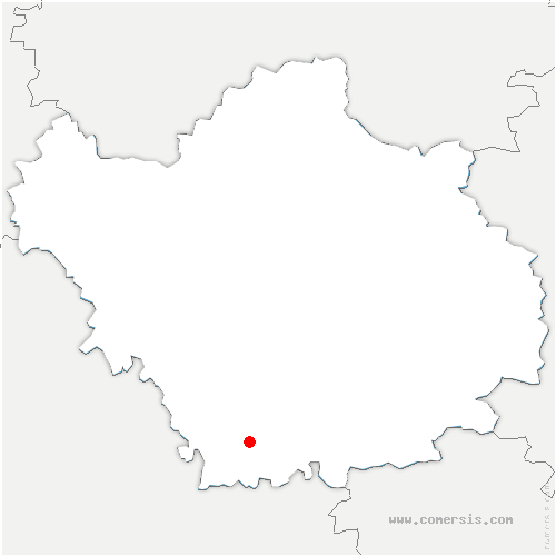 carte de localisation de Vallières