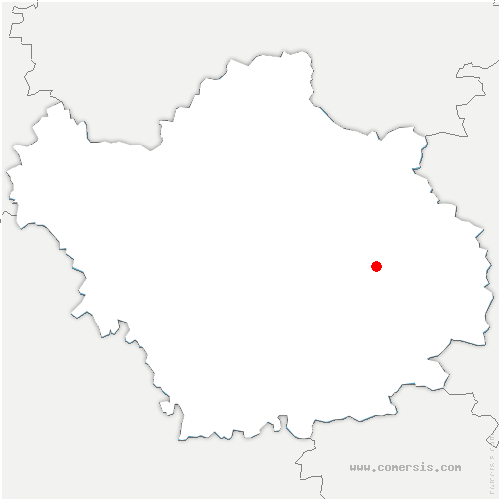 carte de localisation de Vauchonvilliers