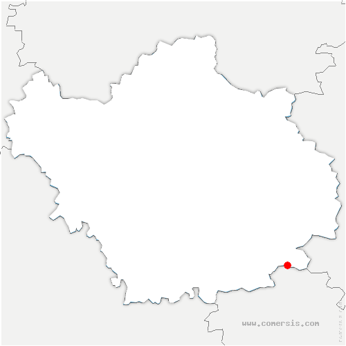 carte de localisation de Verpillières-sur-Ource