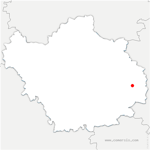 carte de localisation de Villers-le-Sec