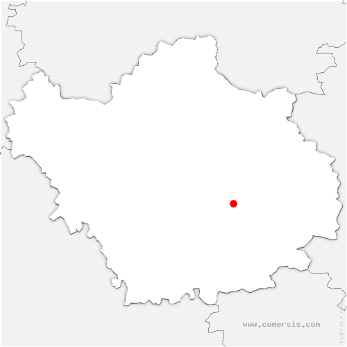 carte de localisation de Villy-en-Trodes