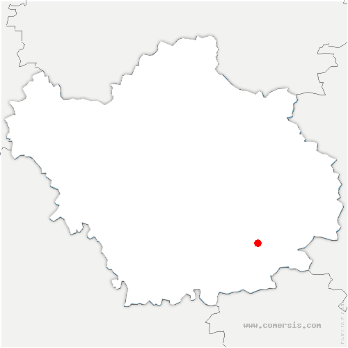 carte de localisation de Viviers-sur-Artaut