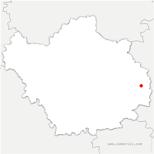carte de localisation de Voigny