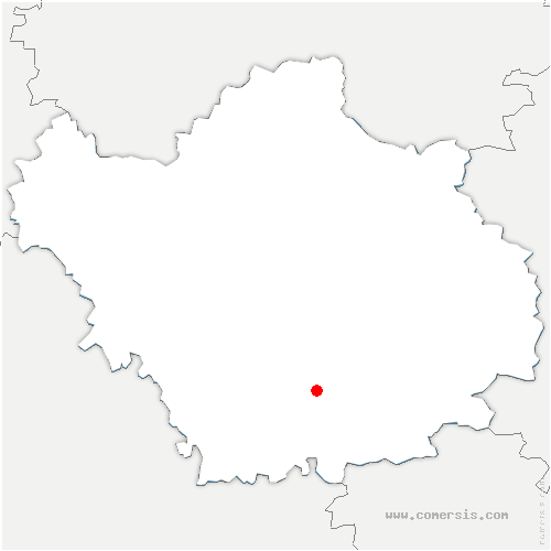 carte de localisation de Vougrey