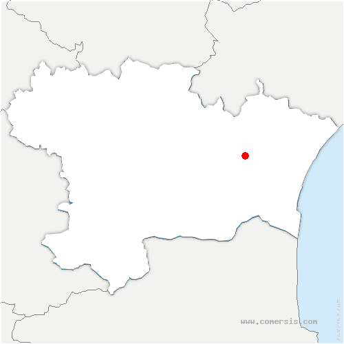 carte de localisation d'Aignes