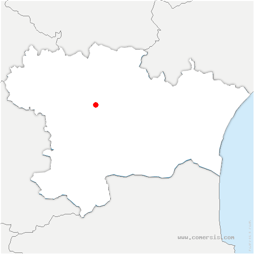 carte de localisation d'Alairac