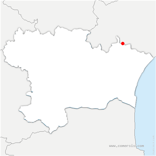 carte de localisation de Argeliers