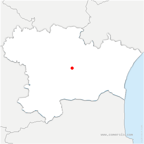carte de localisation d'Arquettes-en-Val