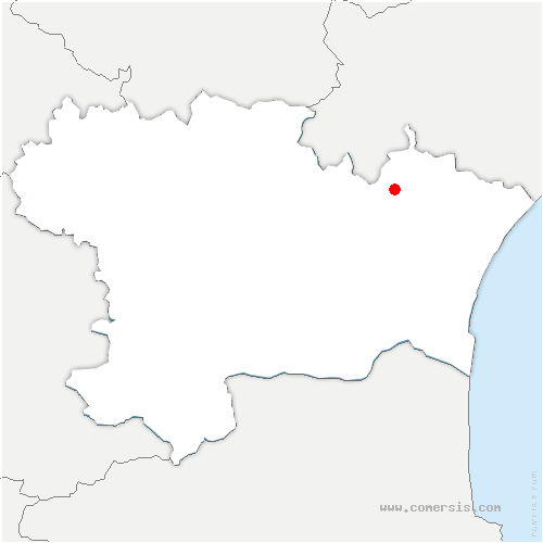 carte de localisation de Belberaud