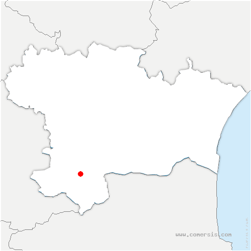 carte de localisation de Belvianes-et-Cavirac