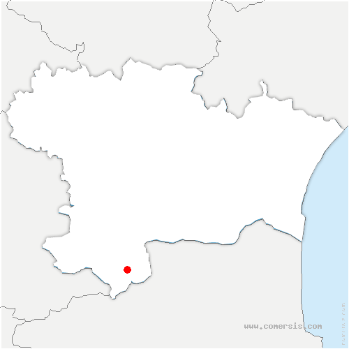 carte de localisation de Blan